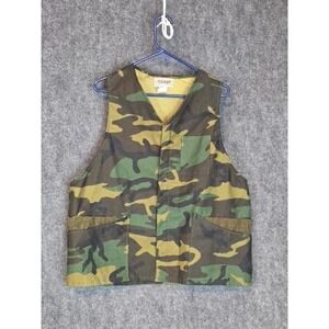 VTG Ranger XL Camo Vest Utility Pockets Hunting Fishing Outdoor Workwear Mens‎